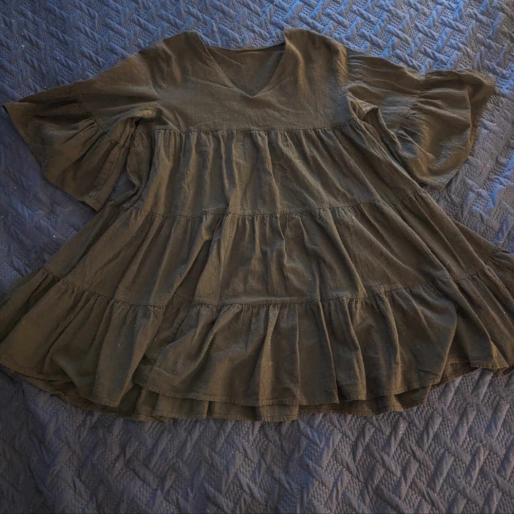 Black Smock Dress